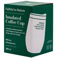 Faithful to Nature Insulated Coffee Cup